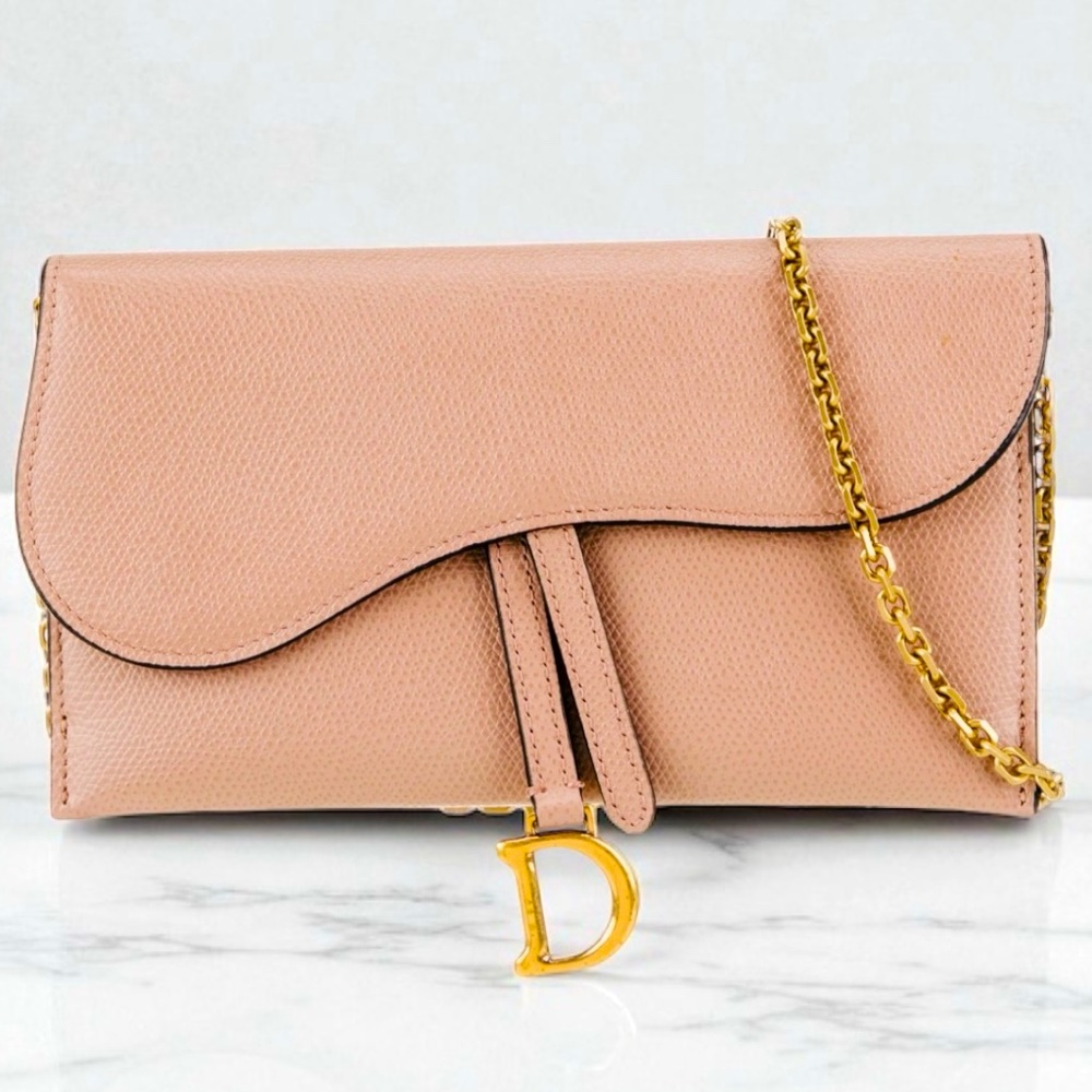 Dior Saddle Wallet on Chain